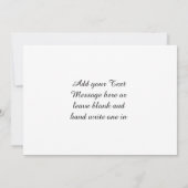 金ゴールドウィンターイブカップルスノーグローブフォレストホーム 案内状 (裏面)