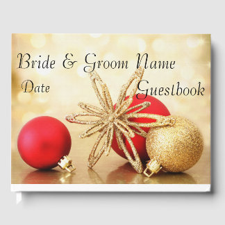 金ゴールドウィンタークリ結婚スマスゲストブック ゲストブック