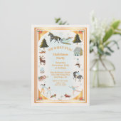 金ゴールドウィンタービレッジシーンクリスマスパーティー 招待状 (スタンド正面)