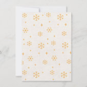 金ゴールドウィンタービレッジシーンクリスマスパーティー 招待状 (裏面)