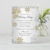 金ゴールドウィンターワンダーランドクリスマスホリデーパーティー5 招待状 (スタンド正面)