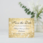 金ゴールドウィンターワンダーランド記念日の保存日 案内ポストカード (スタンド正面)