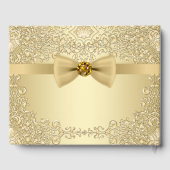 金ゴールドウェディングエレガントパーティーイベントゲストブック ゲストブック (裏面)