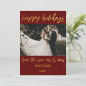 金ゴールドウェーブハッピーホリデーズニューミスター&ミセス・バーガンディ シーズンカード (スタンド正面)