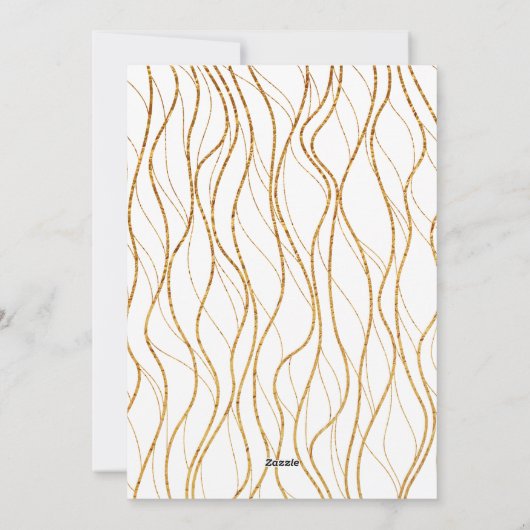 金ゴールドウェーブメリークリスマスニューミスター&ミセス写真 シーズンカード (裏面)