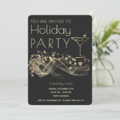 金ゴールドウェー《写真》ぼけ味カクテル企業のホリデーパーティー 招待状 (スタンド正面)