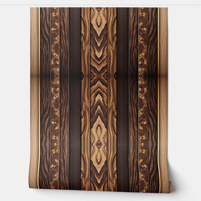 金ゴールドウッドモダンアートランペリアコレクション 壁紙 (ほどく)