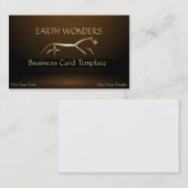 金ゴールドウフィントンホワイトホースジオグリフス金ゴールドホース 名刺 (正面/裏面)