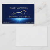 金ゴールドウフィントンホワイトホース 名刺 (正面/裏面)