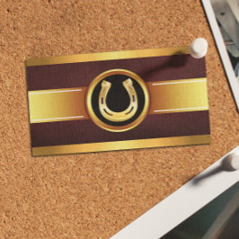 金ゴールドウマ科の気に 名刺