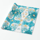 金ゴールドウミガメ Melle Kalikimaka Christmas | Melle Kalik ラッピングペーパー (アンロールド)