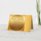 金ゴールドウ国際的ェイナクテンNavidad挨拶 シーズンカード (正面)