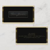 金ゴールドエグゼクティブ 名刺 (正面/裏面)