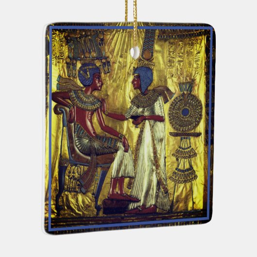金ゴールドエジプトのキャラクター セラミックオーナメント (右)