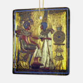 金ゴールドエジプトのキャラクター セラミックオーナメント (左)