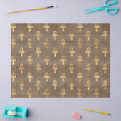 金ゴールドエジプトアンクオンタンデコパージュ 薄葉紙 (クラフト)