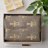 金ゴールドエジプトアンクオンタンデコパージュ 薄葉紙 (ギフト)