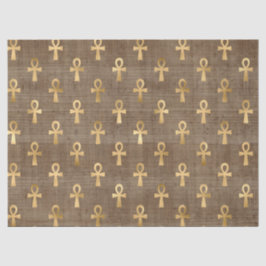 金ゴールドエジプトアンクオンタンデコパージュ 薄葉紙