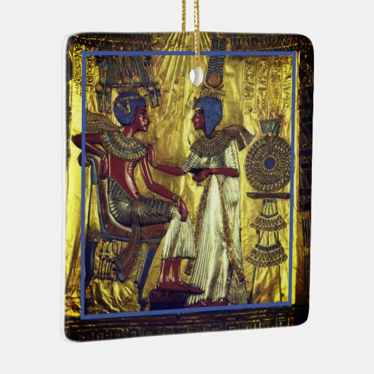 金ゴールドエジプトキャラクターのセラミックオーナメント セラミックオーナメント (右)