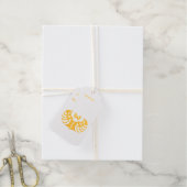 金ゴールドエジプトシンボルスカラブカブトフェイクグリッター ギフトタグ (麻糸付属)