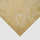 金ゴールドエジプトスクロールデザインのティッシュペーパー 薄葉紙 (詳細)