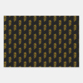 金ゴールドエッグイースター ラッピングペーパーシート (正面)