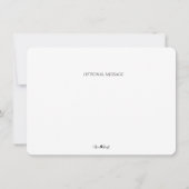 金ゴールドエッジハートフレーム写真の生誕発表 招待状 (裏面)