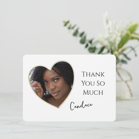 金ゴールドエッジハートフレーム写真卒業ありがとう (スタンド正面)