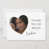 金ゴールドエッジハートフレーム写真卒業ありがとう (正面)