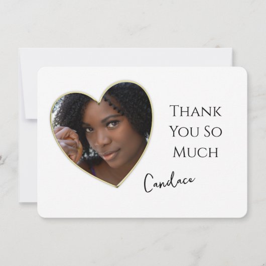 金ゴールドエッジハートフレーム写真卒業ありがとう (正面)