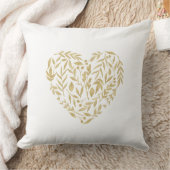 金ゴールドエバ結婚ーグリーンハートの10月のデートのミスター&ミセス クッション (ブランケット)