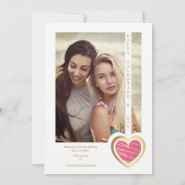 金ゴールドエフェクトホットピンクハートフレンドハッピーガレンティン