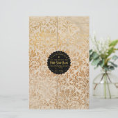 金ゴールドエフエラヴィンテージソープラップ紙- Satin (スタンド正面)