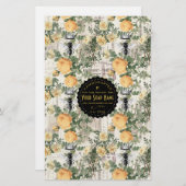 金ゴールドエフエラヴィンテージソープラップ紙- Satin (正面/裏面)