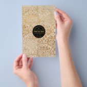 金ゴールドエフエラヴィンテージソープラップ – フライヤー紙 チラシ (ハンドル)