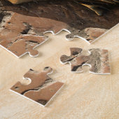 金ゴールドエル・カミーノのシェルサイン,舗装,レオン,スペイン ジグソーパズル (側面)