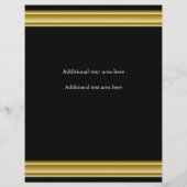 金ゴールドエレガンスグラマーイベントフライヤーポスター チラシ (裏面)