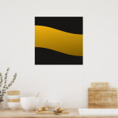 金ゴールドエレガンス20プリント ポスター (キッチン)