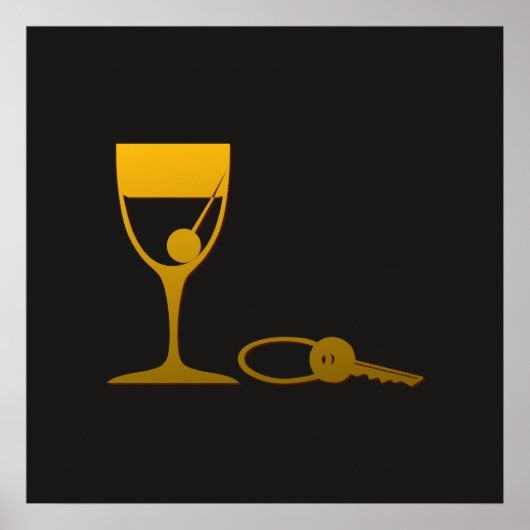 金ゴールドエレガンス22プリント ポスター (正面)