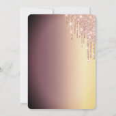 金ゴールドエレガンス、バラ金ゴールドsweet sixteen 招待状 (裏面)