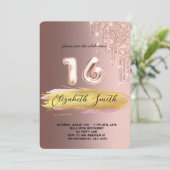 金ゴールドエレガンス、バラ金ゴールドsweet sixteen 招待状 (スタンド正面)