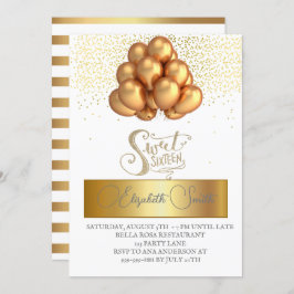 金ゴールドエレガンス、sweet sixteen招待 招待状