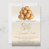 金ゴールドエレガンス、sweet sixteen招待 招待状 (正面)