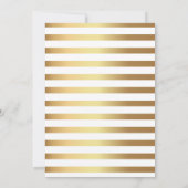 金ゴールドエレガンス、sweet sixteen招待 招待状 (裏面)