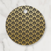 金ゴールドエレガントありがとう フェイバータグ (裏面)