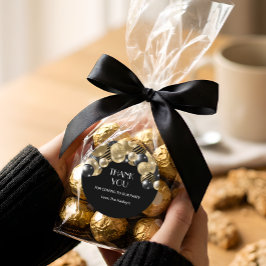 金ゴールドエレガントありがとう ラウンドシール