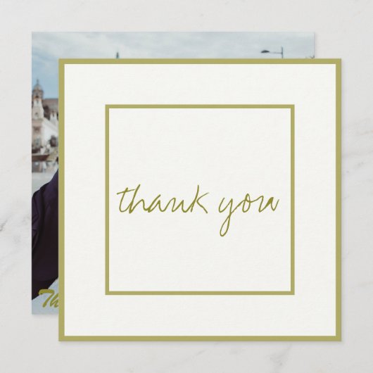 金ゴールドエレガントあり結婚がとう 招待状 (正面/裏面)