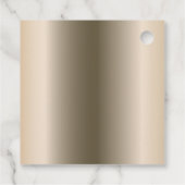 金ゴールドエレガントとダイヤモンド50誕生日 フェイバータグ (裏面)