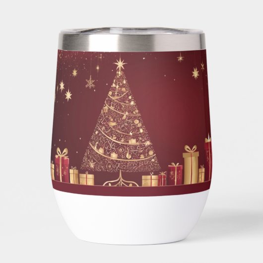 金ゴールドエレガントと赤のクリスマス (背面)