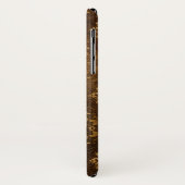 金ゴールドエレガントと黒箔インディアン曼荼羅 Case-Mate iPhoneケース (裏面/左)